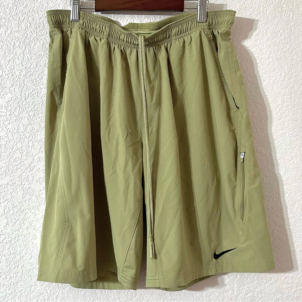 Nike Dri-Fit Gym Shorts Khaki Green
